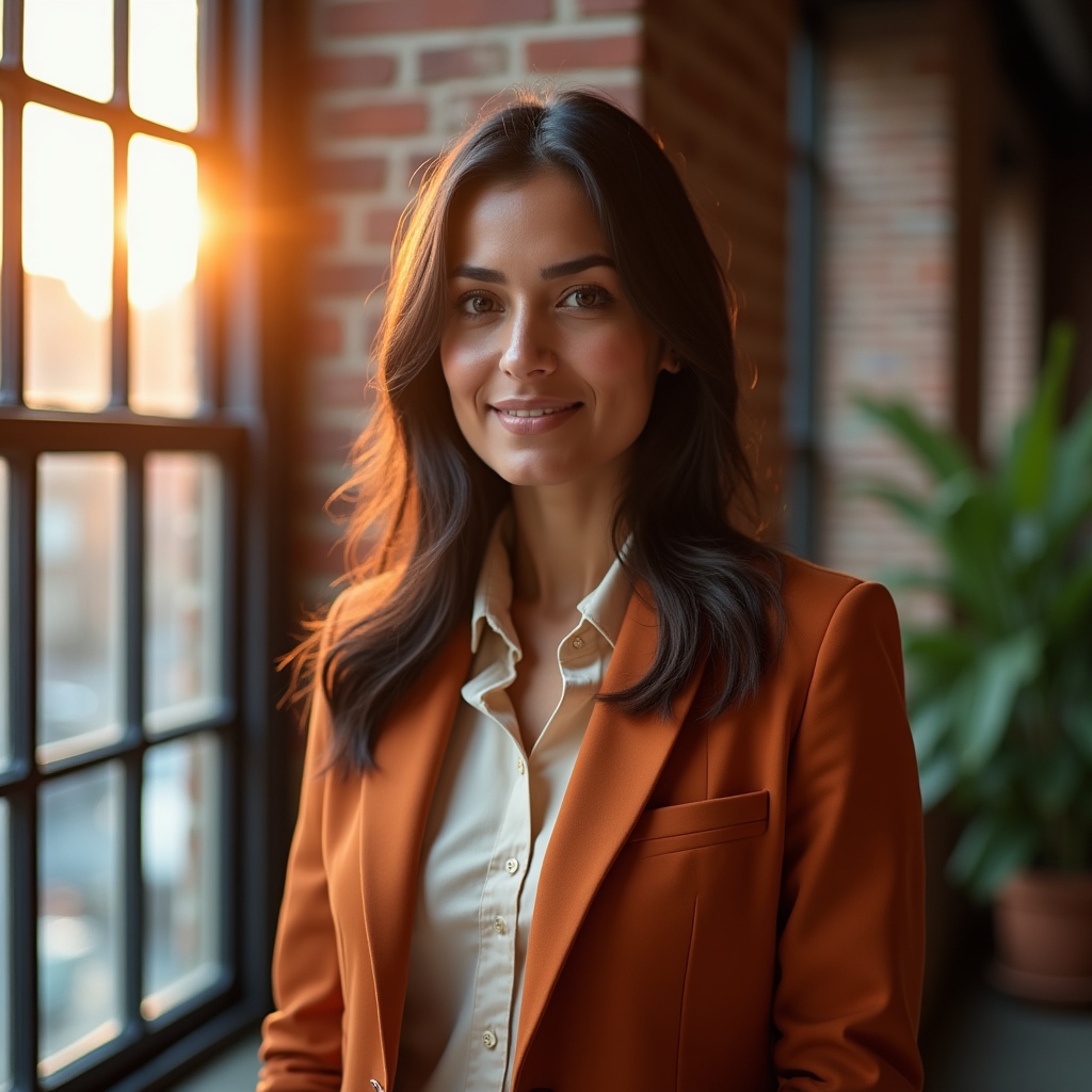 Priya Nair, Contract Specialist, professional portrait with warm directional lighting